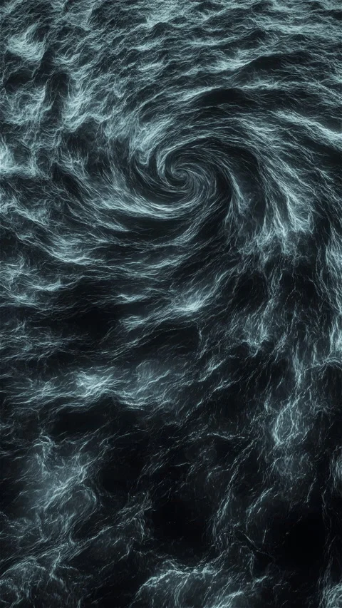 Abstract Twisting Rip Tide Ocean Loop Background Stock Footage 201285473