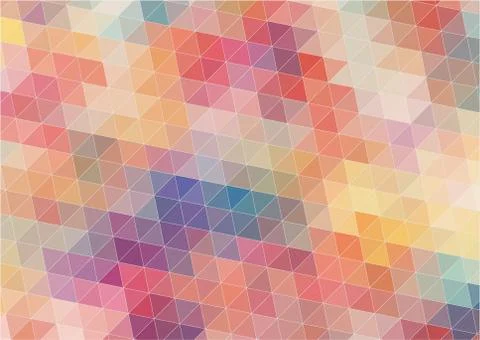 Abstract Two-dimensional  colorful background Stock Illustration