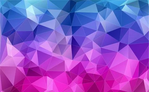 Abstract Two-dimensional  colorful background Stock Illustration