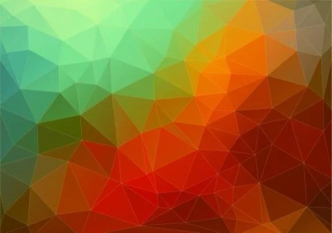 Abstract Two-dimensional  colorful background Stock Illustration