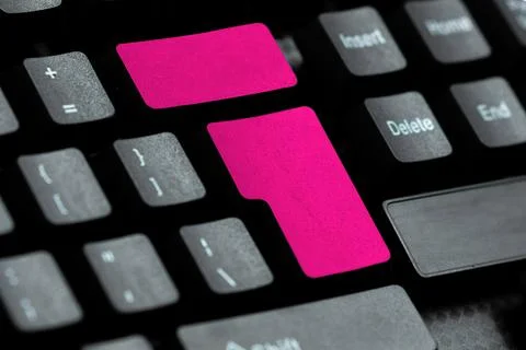 Abstract Typing New Antivirus Program, Typing Internet Virus Lists, Gathering Stock-Fotos