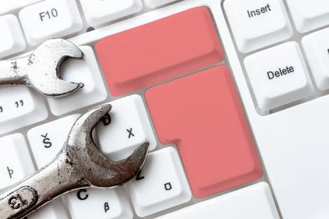 Abstract Typing Presentation Message, Retyping New Email Password, Chatting Stockfoto's