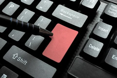 Abstract Typist Practicing Speed Typing, Programmer Debugging Codes, Internet Foto stock