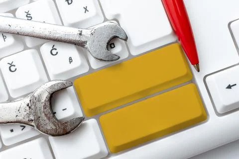 Abstract Typist Practicing Speed Typing, Programmer Debugging Codes, Internet Foto stock