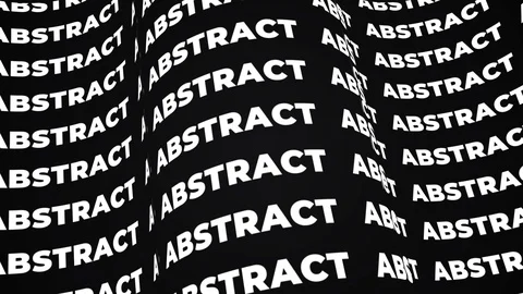 Abstract Typography Stockmateriaal After Effects