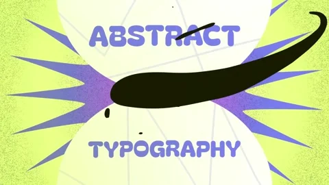 Abstract Typography | After Effects Stock After Effects