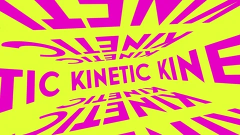 Abstract Typography Loops After Effects stock