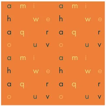 Abstract typography seamless pattern Stockillustratie