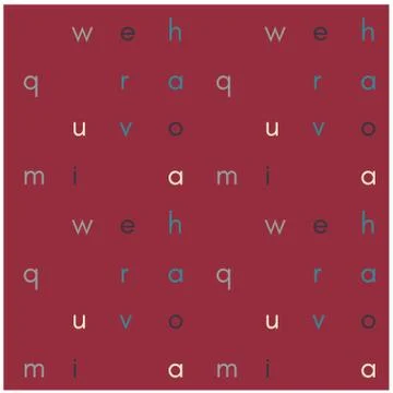 Abstract typography seamless pattern イラスト素材