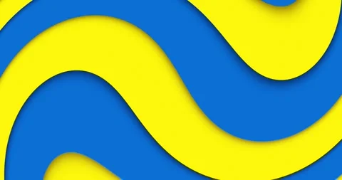 Abstract ukraine flag pattern looping motion graphic Stock-Footage 333712464