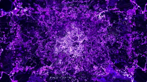 Abstract ultraviolet background, from bright flashes, noises, particles. looped Stock Footage 134186963