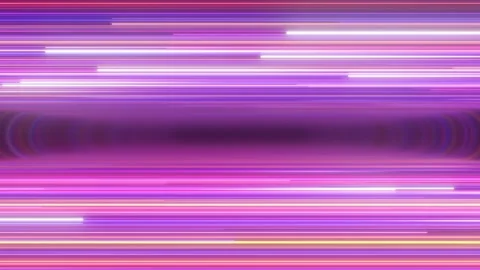 Abstract Ultraviolet Neon Laser Light Streams Flowing Lines Glowing Stock Footage 255800746