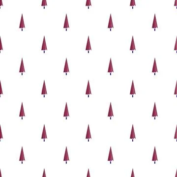 Abstract umbrella pattern repeating on white background 스톡 일러스트