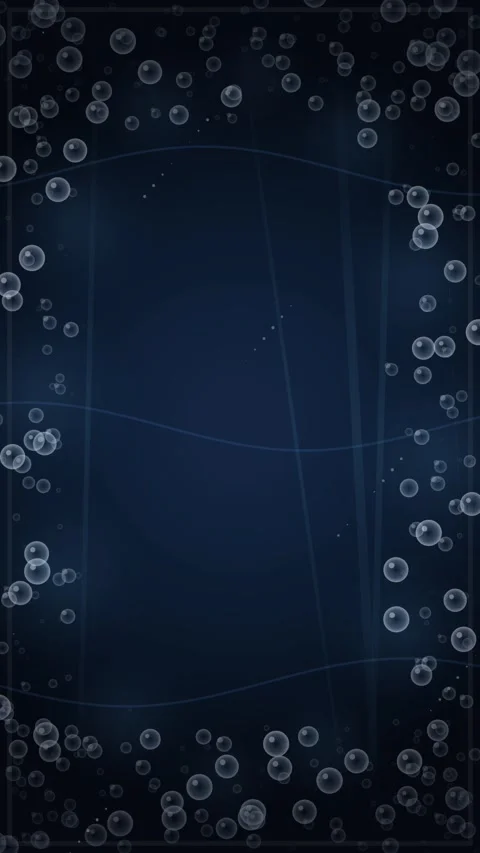 Abstract Underwater Background with Floating Bubbles and Soft Light Rays Stock-Footage 346197502