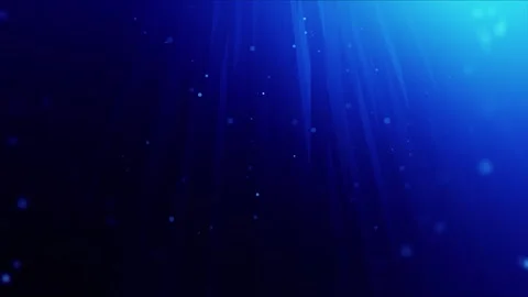 Abstract Underwater Background with Light Rays and Floating Particles Stockbeeldmateriaal 343823217