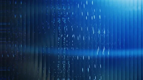 Abstract underwater bubbles rising in deep blue ocean Stock-Footage 320255213