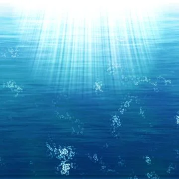Abstract underwater Illustrazione stock