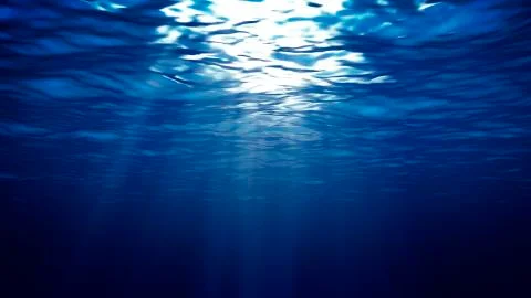 Abstract underwater Light Stock Illustration