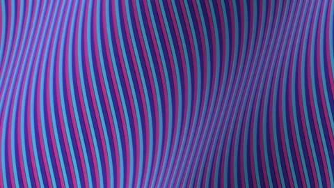 Abstract undulating glowing neon lines audio visualizer spectrum animation .. Stock Footage 344709556