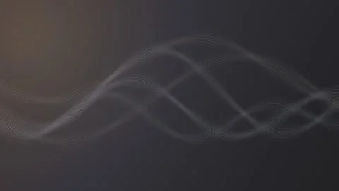 Abstract undulating lines create a dynamic wave pattern in soft lighting. Stock Footage 340918620