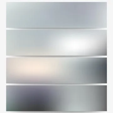 Abstract unfocused natural headers, blurred design vector Stock Illustration