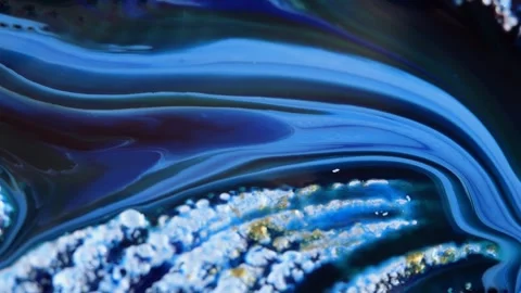 Abstract unique background flowing waves, water ripples, marble, moving Stock Footage 311778081