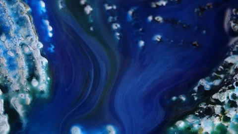 Abstract unique background flowing waves, water ripples, marble, moving Video stock 328470810