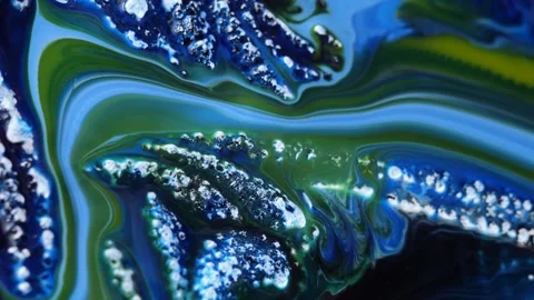 Abstract unique background flowing waves, water ripples, marble, moving Видео 329870481