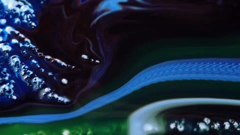 Abstract unique background flowing waves, water ripples, marble, moving Vidéo 330190323