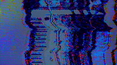 Abstract Unique Design Digital Animation Pixel Noise Glitch Error Video Damage Stock Footage 161682632