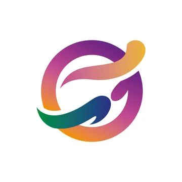 Abstract Unity Logo Design Teamwork Community Branding Stock Illustration
