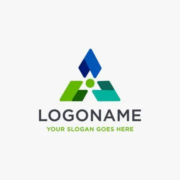 Abstract unity people logo icon vector template on white background Stock Illustration