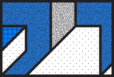 Abstract universal geometric vector background with minimal Stock Illustration