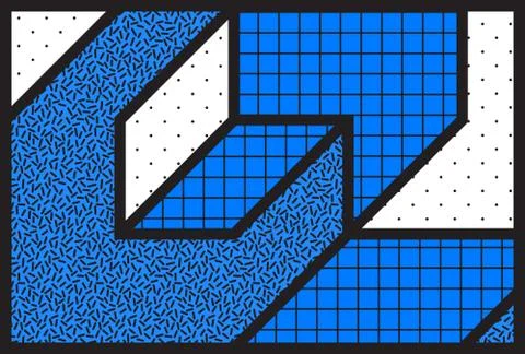 Abstract universal geometric vector background with minimal 스톡 일러스트