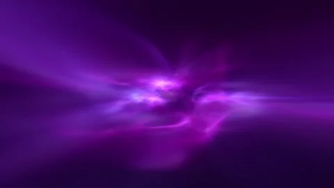 Abstract universe glowing nebula light seamless looping background slow moti Stock Footage 344794404