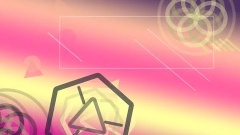 An abstract upward arrow chart glows over a vibrant gradient with subtle gr.. Stock Illustration