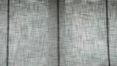 Abstract upward view of textured window curtain fabric pattern Stock Footage 319555489