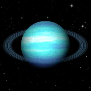Abstract uranus planet generated texture background Illustrazione stock