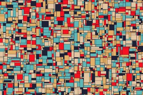 Abstract  urban background - vector illustration Stock Illustration