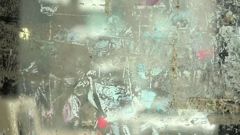 Abstract urban palimpsest. Stock Footage