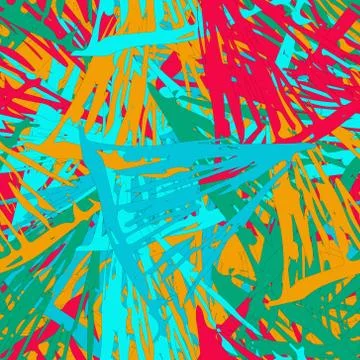 Abstract urban seamless pattern with grunge elements Stockillustratie