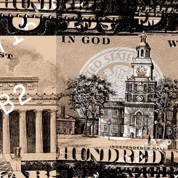 Abstract us dollar Stockfoto's