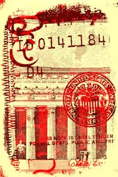 Abstract us dollar Stockfoto's