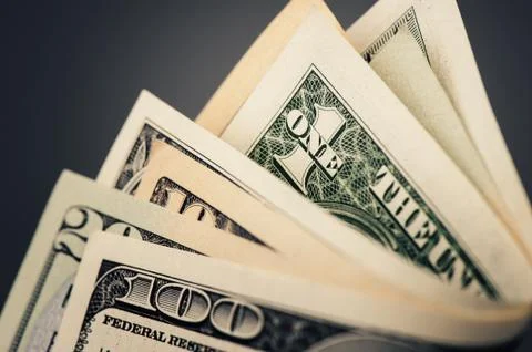 Abstract US Dollars Stock Photos