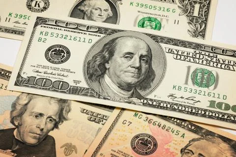 Abstract US Dollars Stock Photos