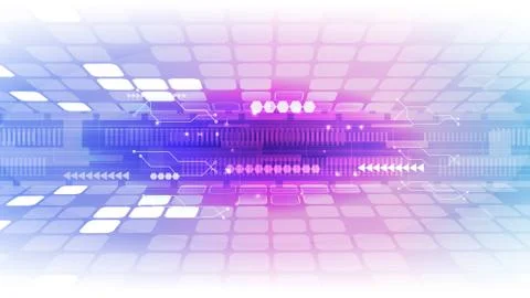 Abstract user HUD interface from futuristic elements. Illustrazione stock