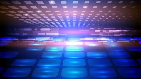 Abstract user HUD interface from glowing futuristic elements. EPS 10. Stock Illustration