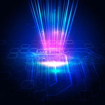 Abstract user HUD interface from glowing futuristic elements. EPS 10. 스톡 일러스트