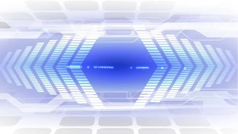 Abstract user HUD interface from glowing futuristic elements. 스톡 일러스트