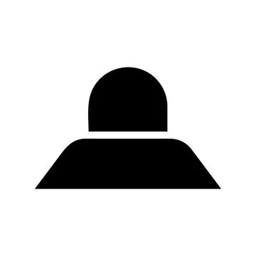 Abstract User Profile Icon. Concept of anonymity, privacy, and identity. Stock Illustration
